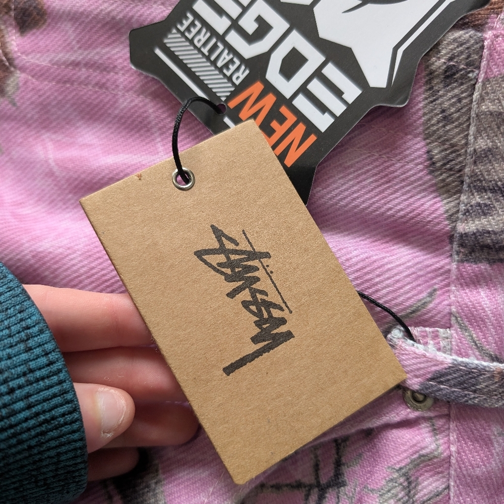 NWT Stussy Realtree Edge Big Ol' Jean 'Pink - Picture 7 of 13